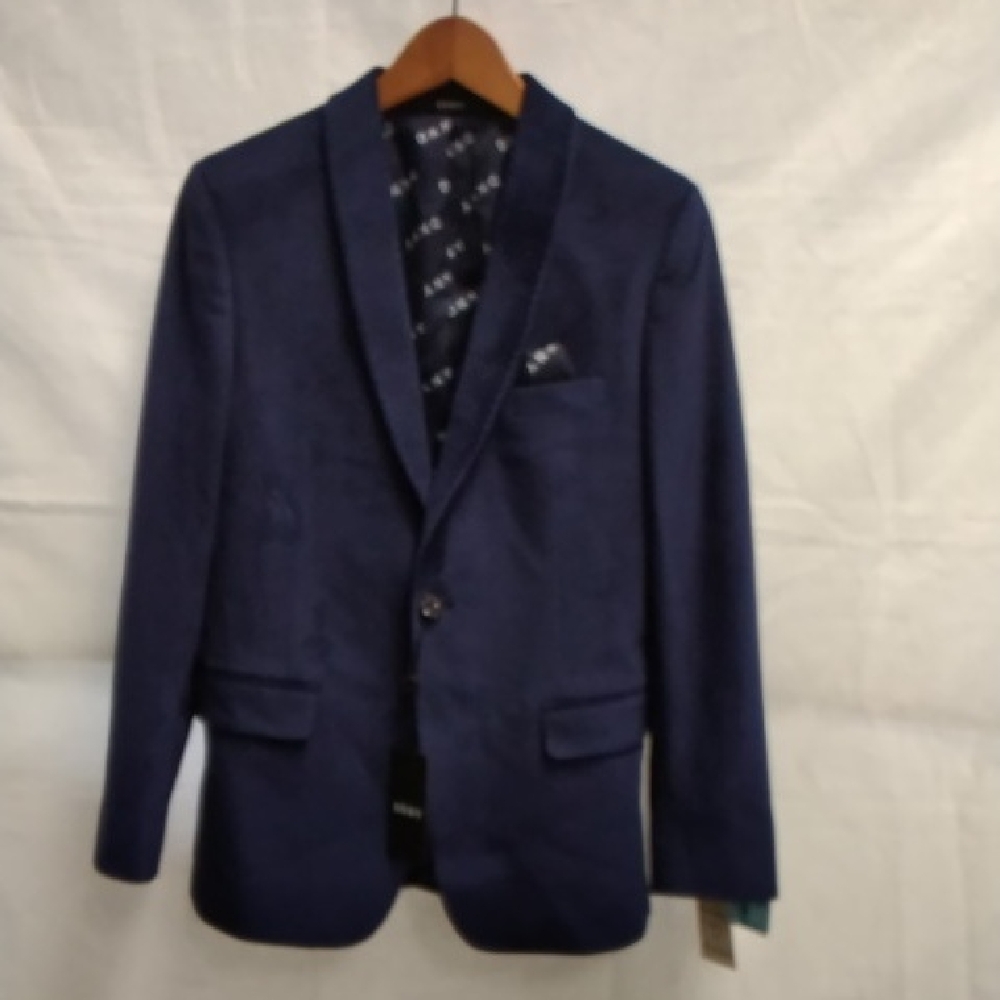Boy's Navy Blazer - Classic Single-Breasted Suit Jacket